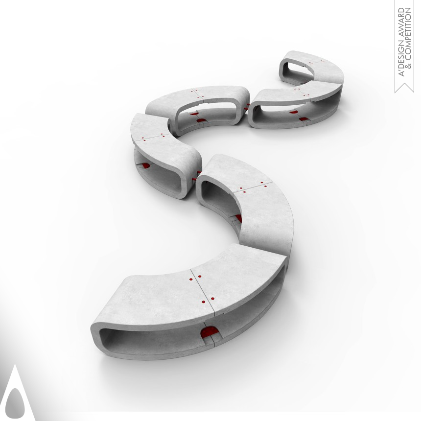 Golden Street Furniture Design Award Winner 2017 Rebirth Public Seats 