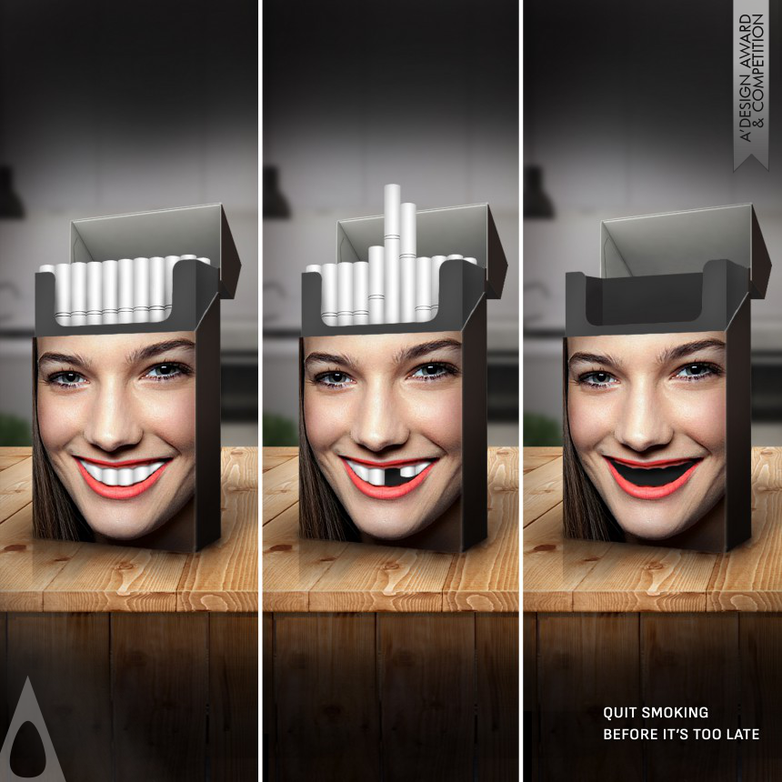 Silver Winner. Anti-smoking Advertising by Miroslav Vujovic