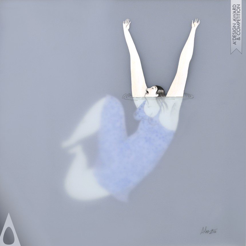 Bronze Fine Arts and Art Installation Design Award Winner 2017 Into the Water  Series of artworks 