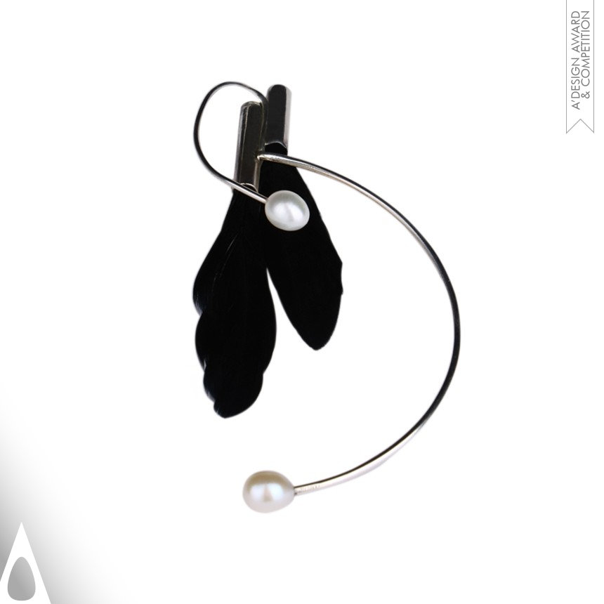Feather Earring - Silver Jewelry Design Award Winner