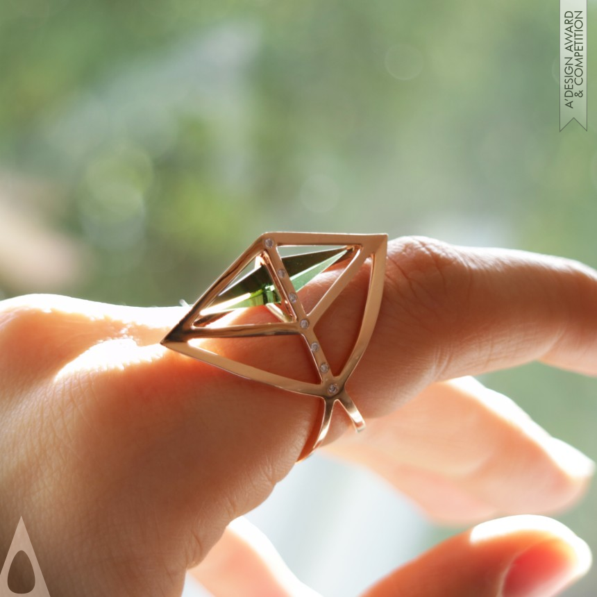 Tetrahedron  - Golden Jewelry Design Award Winner