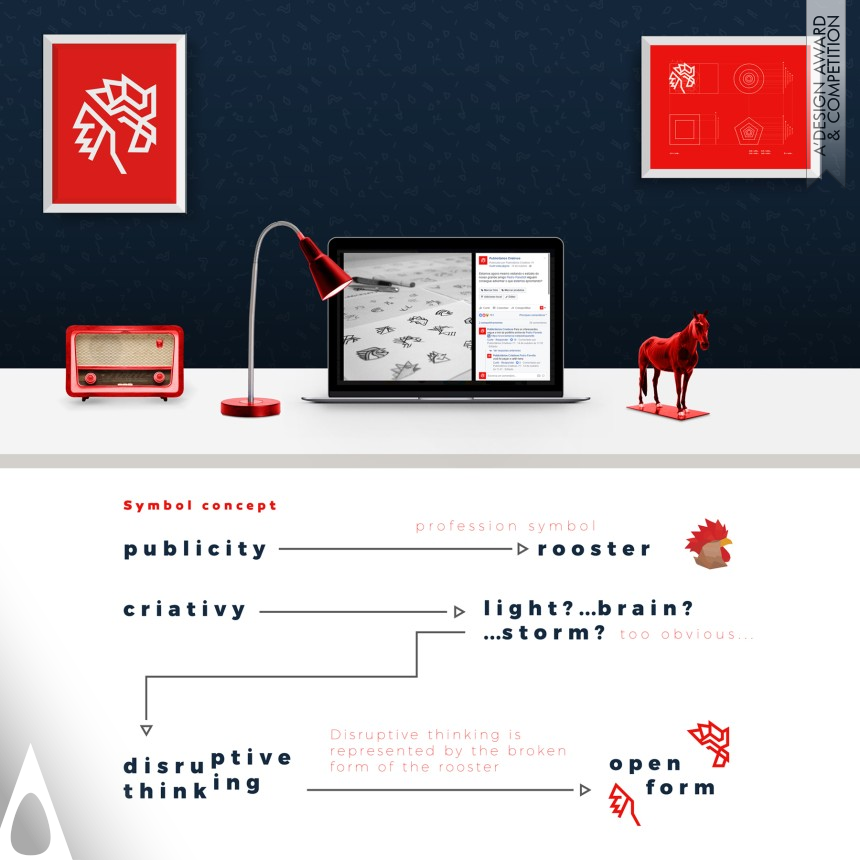 Bronze Graphics, Illustration and Visual Communication Design Award Winner 2017 Publicitários Criativos  Corporate Identity 