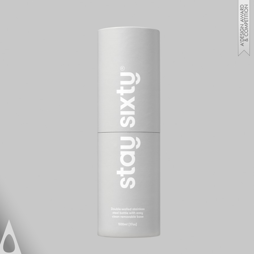 Two Create Studio's Stay Sixty Refillable Drinks Bottle