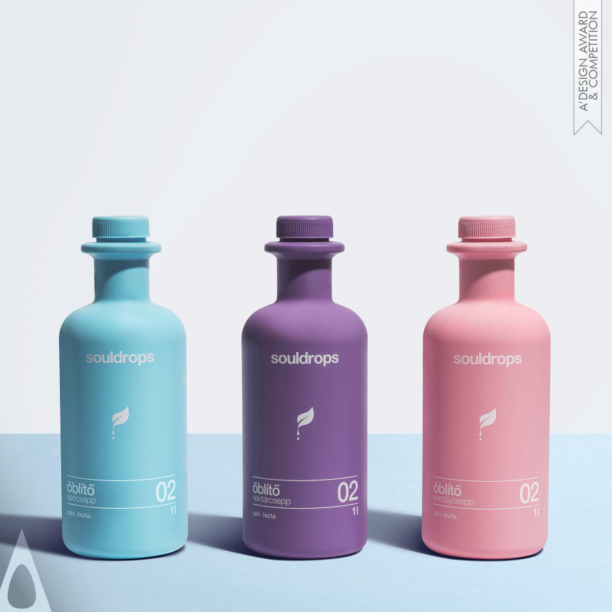 Golden Packaging Design Award Winner 2018 Souldrops Detergent 