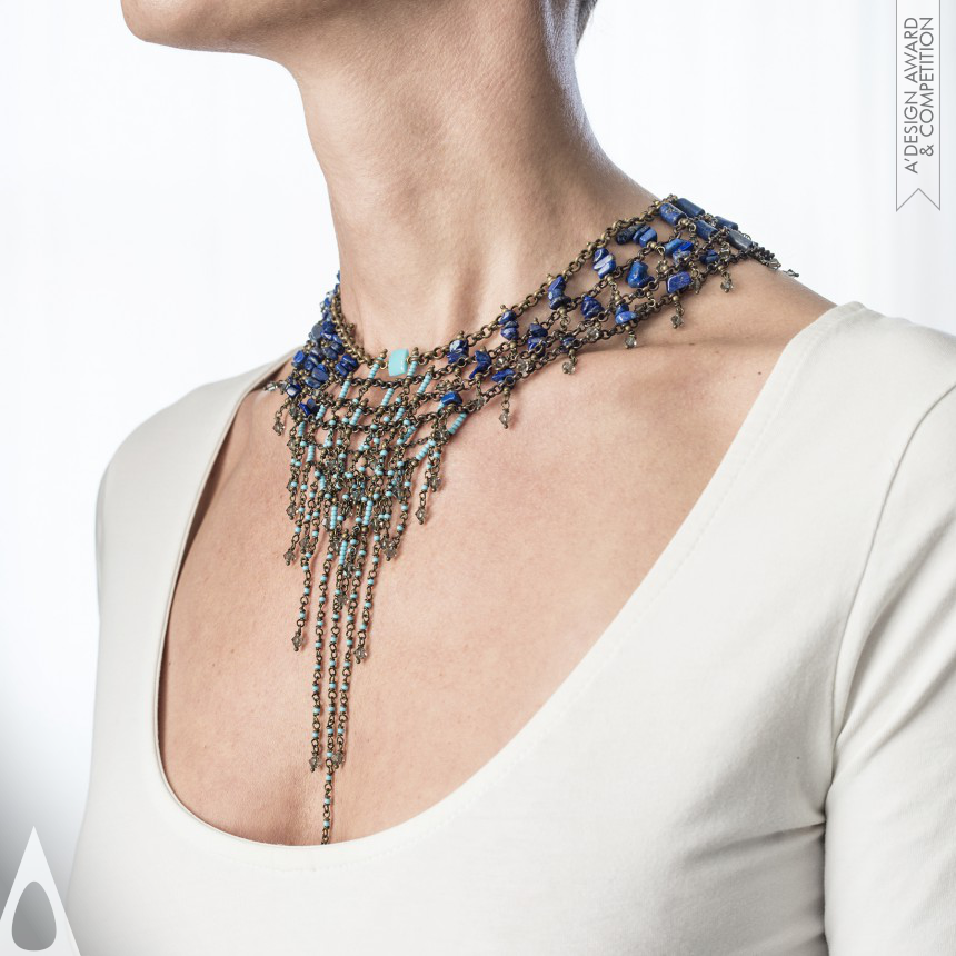 Bronze Jewelry Design Award Winner 2018 Theodora Multifunctional Necklace 