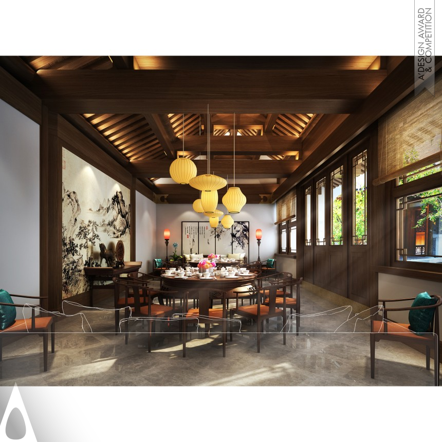 Bronze Interior Space and Exhibition Design Award Winner 2018 Private Courtyard Clubhouse Clubhouse 