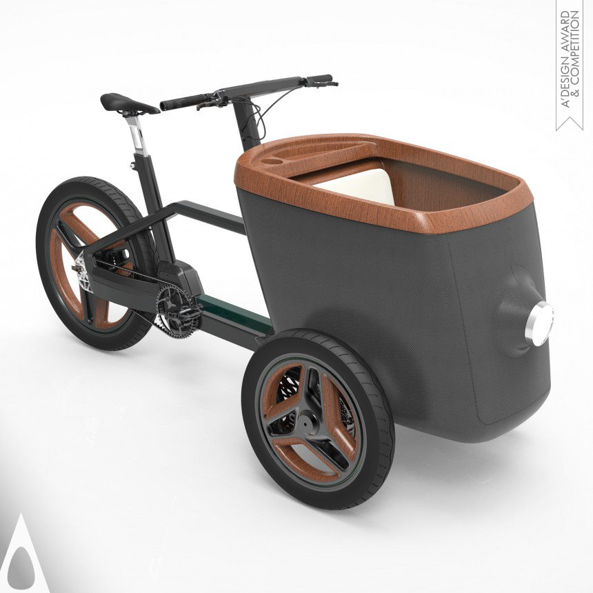 Silver Vehicle, Mobility and Transportation Design Award Winner 2018 carQon Electric bicycle 