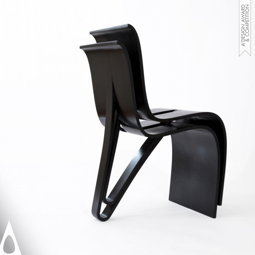 Bronze Furniture Design Award Winner 2018 Kulms Stackable Chair 