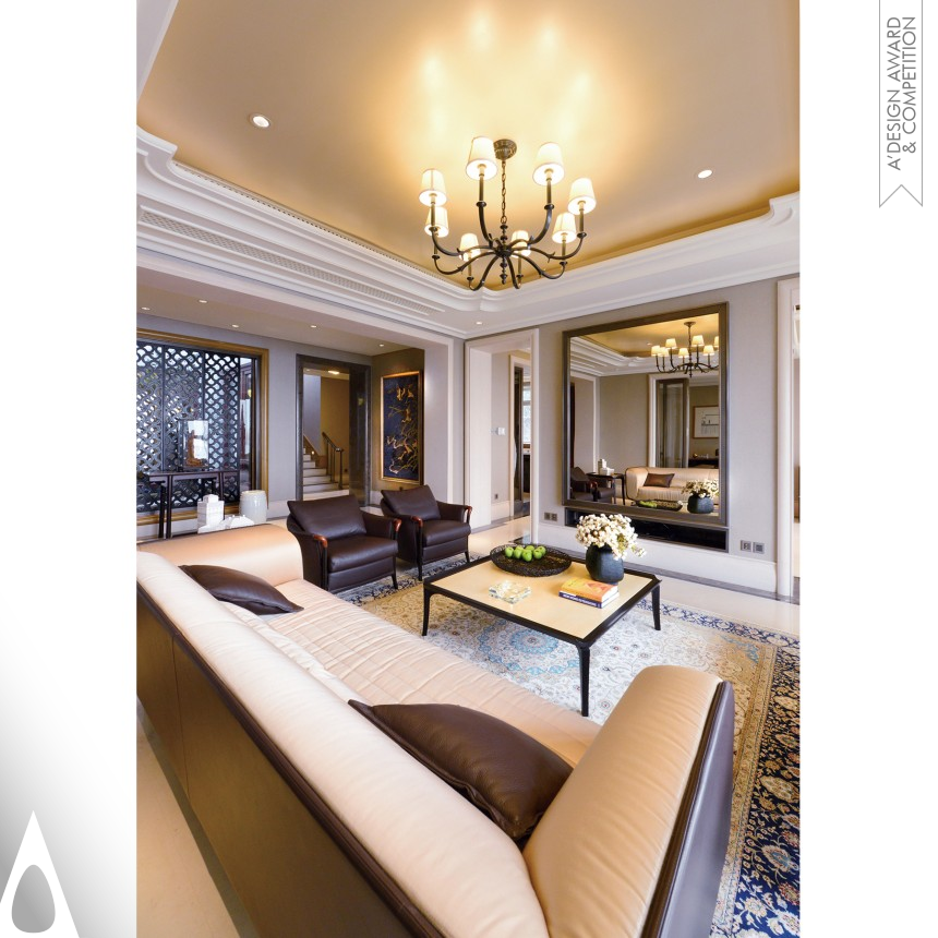 Iron Interior Space and Exhibition Design Award Winner 2018 Lanting Pavilion Show Villa 