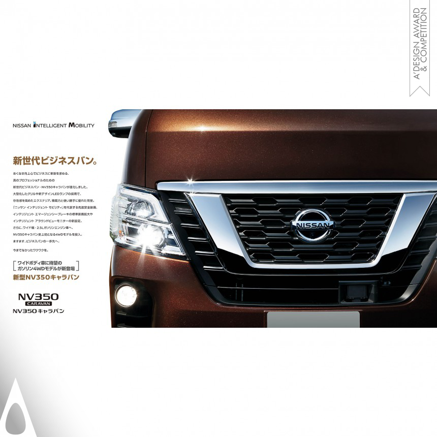Silver Advertising, Marketing and Communication Design Award Winner 2018 Nissan Nv350 Brochure 