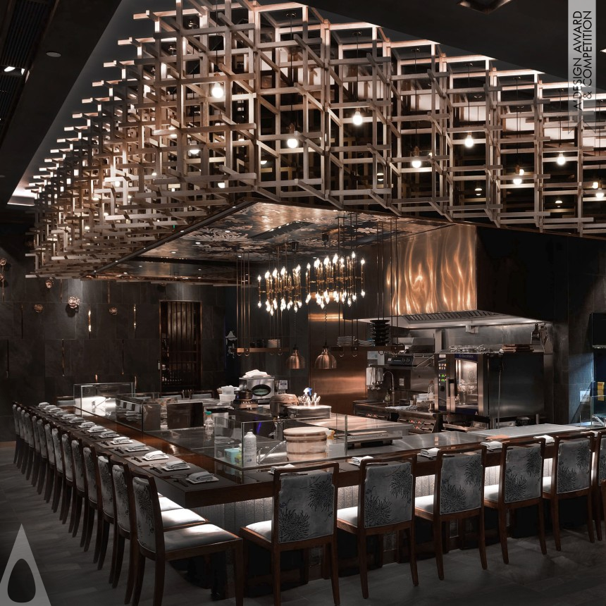 Silver Interior Space and Exhibition Design Award Winner 2018 Hana Giku Japanese Restaurant  