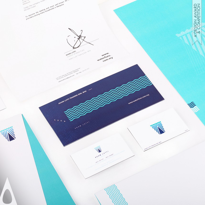 Water Funs Corporate Identity designed by Shawn Goh Chin Siang