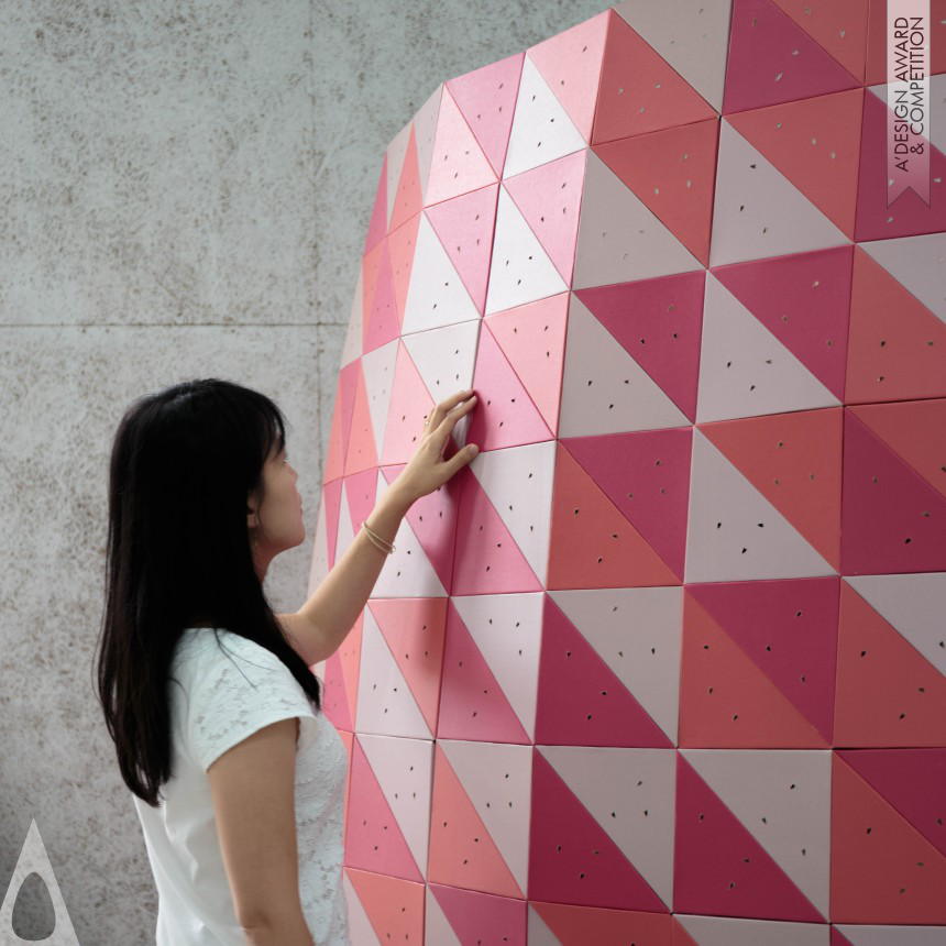 Parametric Cardboard Structure by Daisuke Nagatomo and Minnie Jan