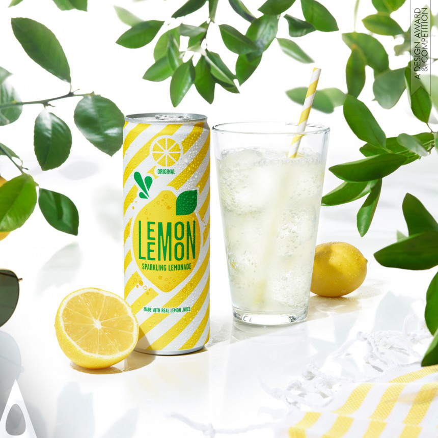 Gold Winner. 7Up Lemon Lemon by PepsiCo Design & Innovation