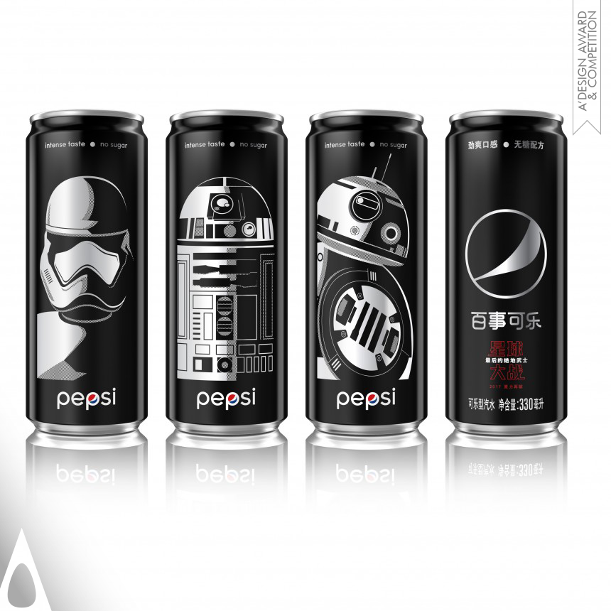 Pepsi Black x Star Wars LTO China Brand Packaging