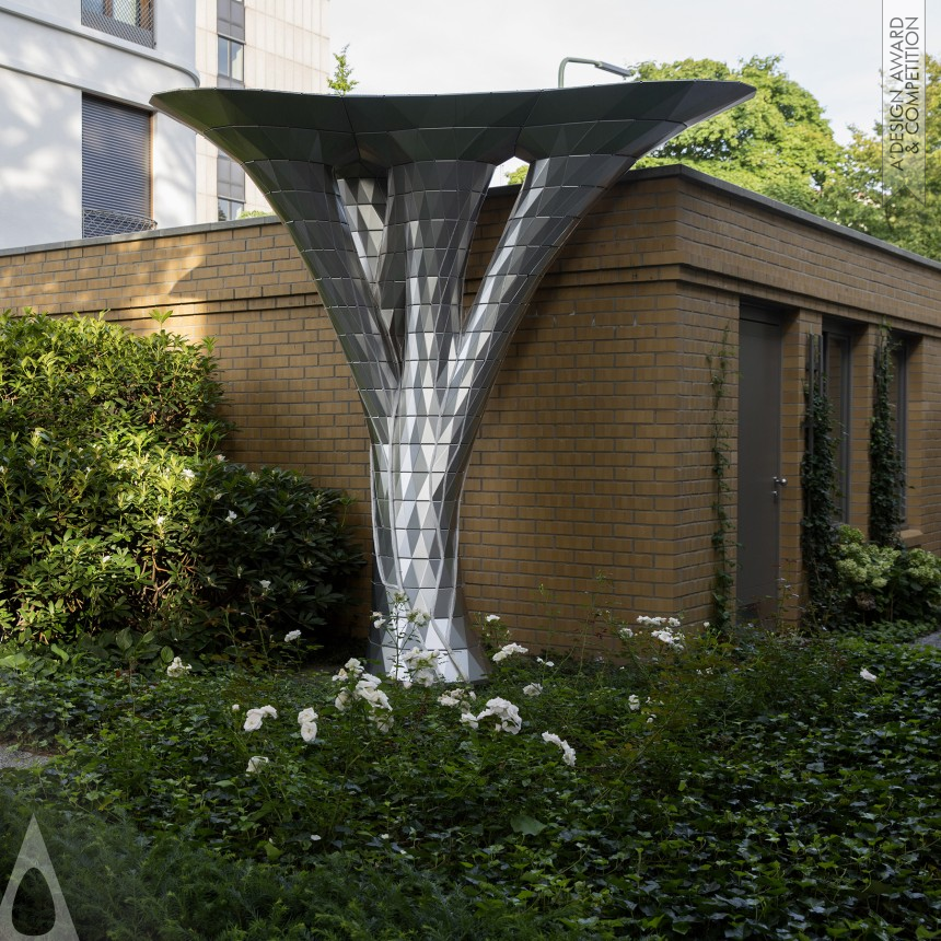 Golden Generative, Algorithmic, Parametric and AI-Assisted Design Award Winner 2018 Photoptosis Installation 