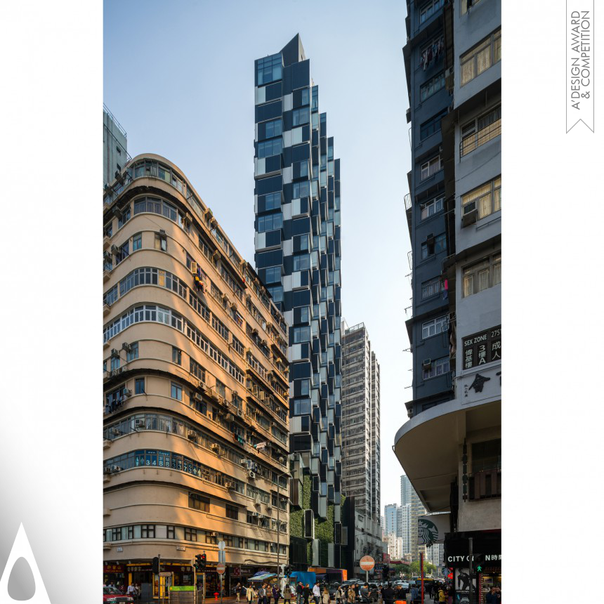 Golden Architecture, Building and Structure Design Award Winner 2018 The Beacon Serviced Apartment and Retail 