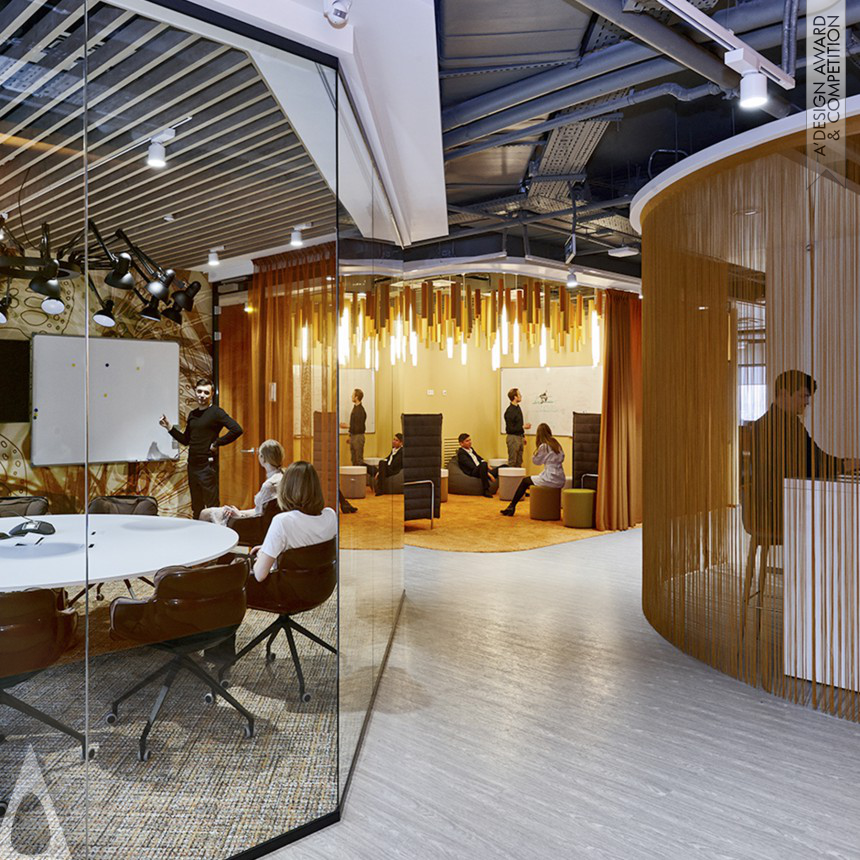 Sberbank Workplace Design designed by Evolution Design