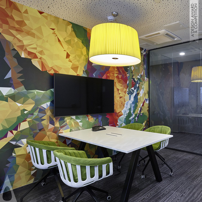 Sberbank Workplace Design - Silver Interior Space and Exhibition Design Award Winner