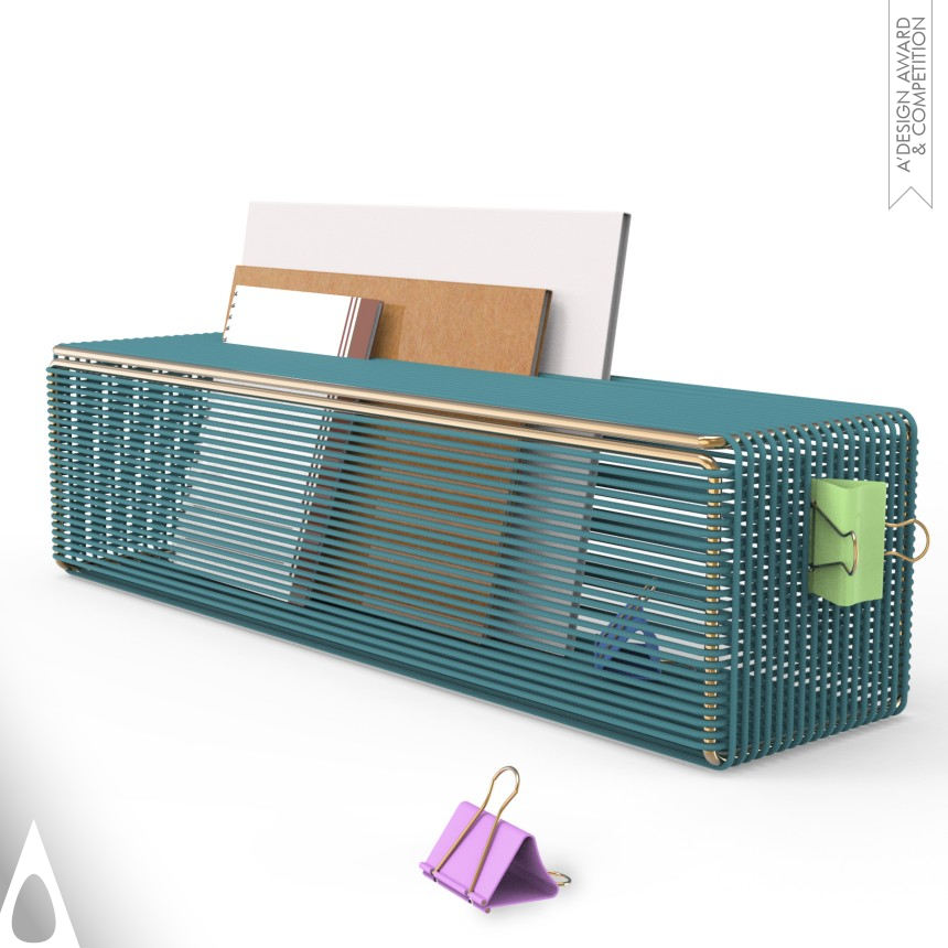 Iron Art and Stationery Supplies Design Award Winner 2018 Elastic Grille Storage 