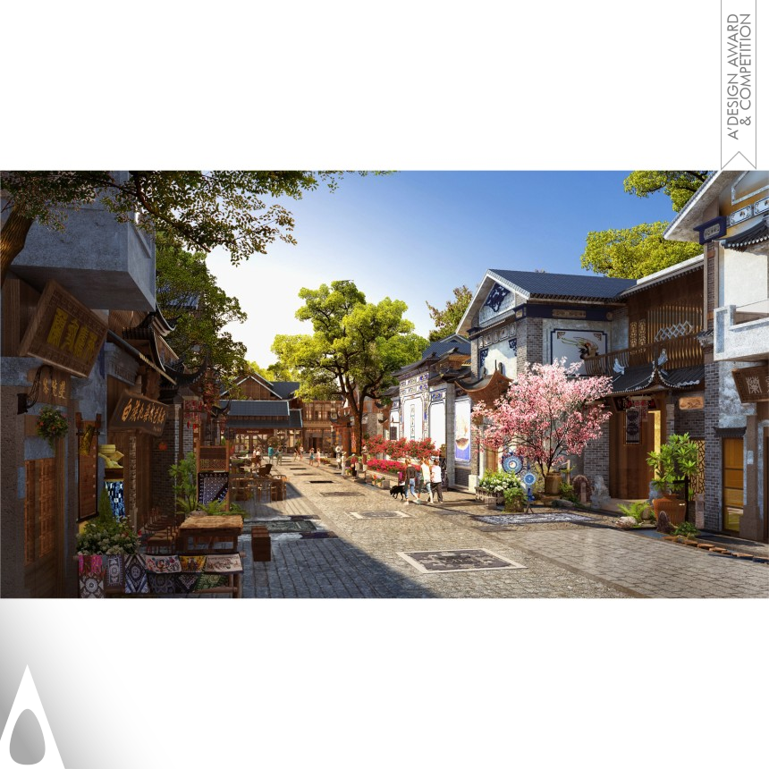 Iron Urban Planning and Urban Design Award Winner 2018 Kunming Wanda Small Town Small Town Landscape 