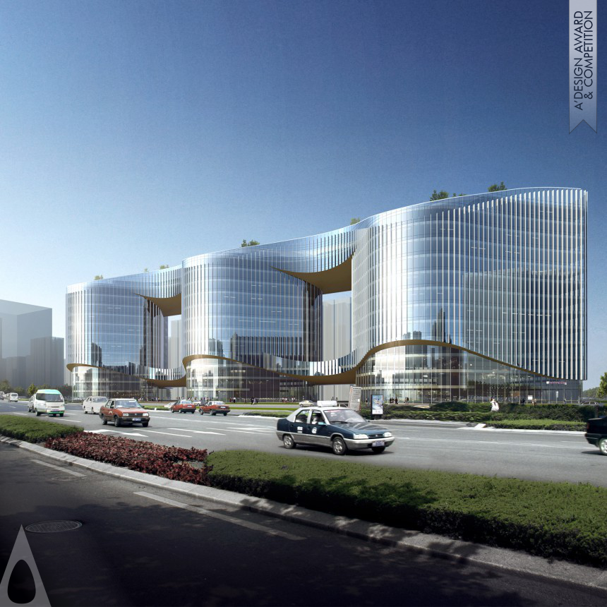 Zhenghong Property Air Harbour Office designed by Aedas