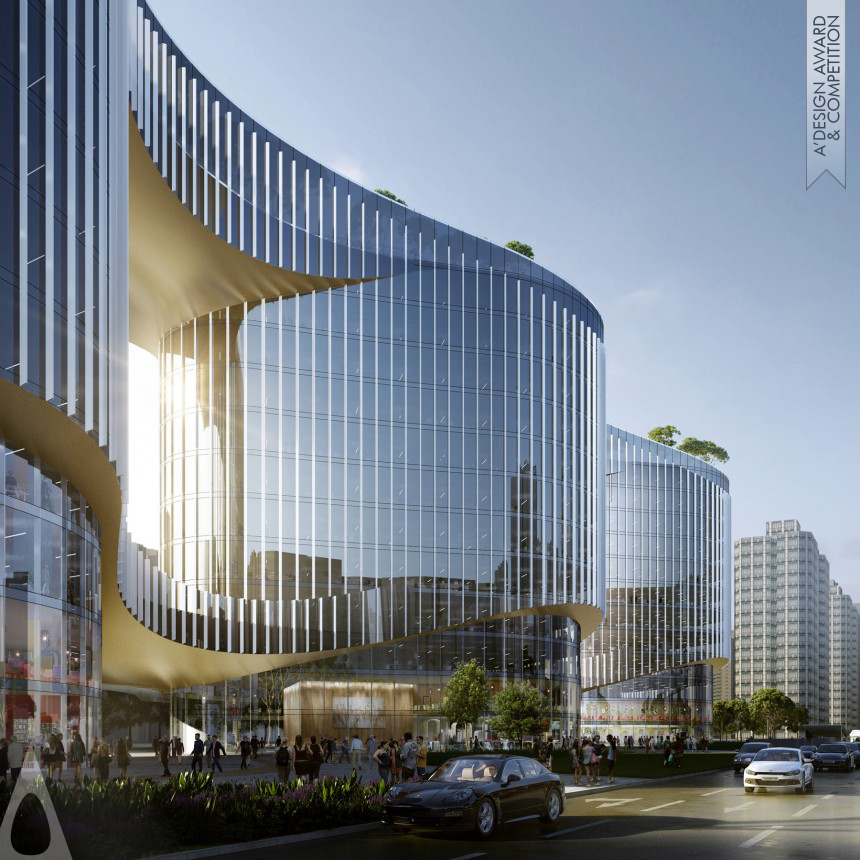 Zhenghong Property Air Harbour Office - Silver Architecture, Building and Structure Design Award Winner