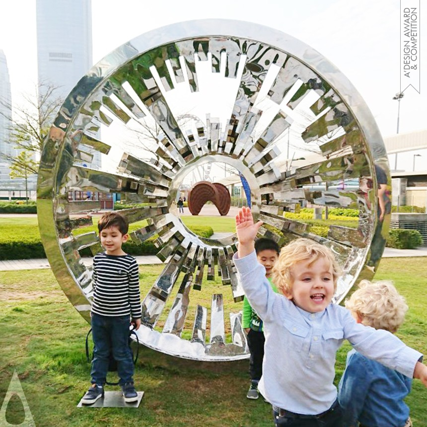 Kirin Leung The HK Eye Sculpture