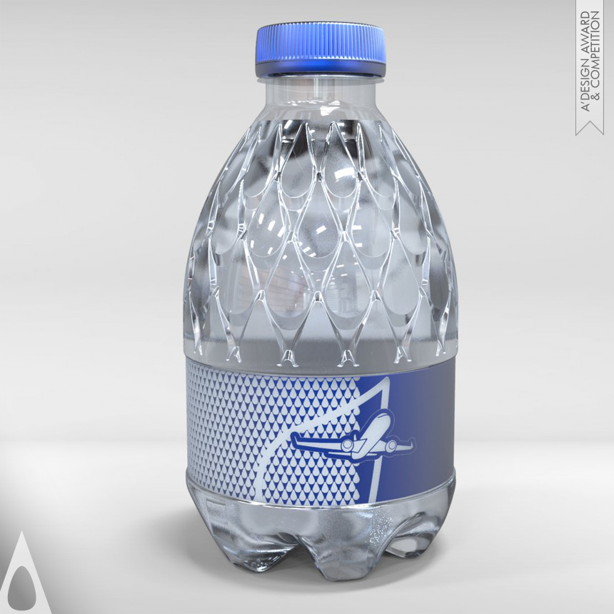 Stephanie Wunderlich Droplet-shaped lightweight bottle