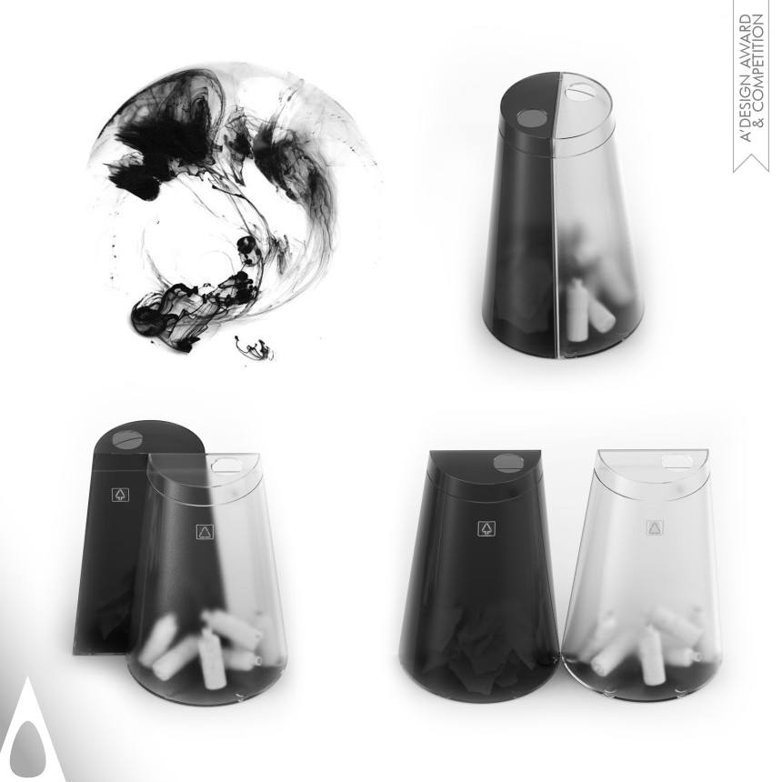 Weiming teng Indoor public trash can