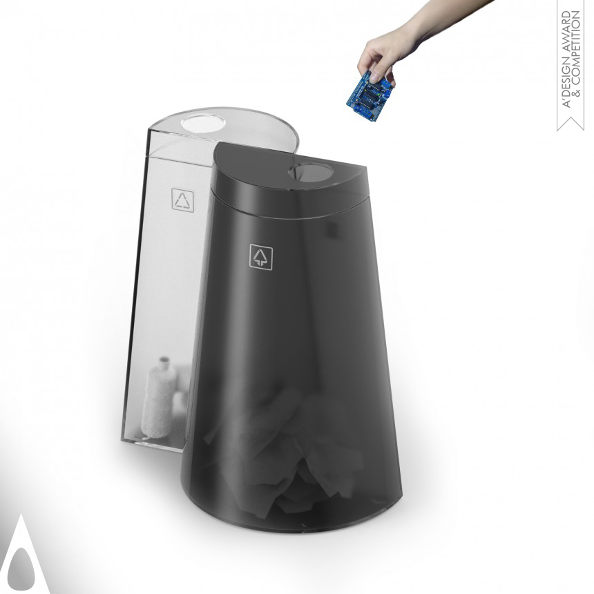 WeiMing Teng's MO INK Indoor public trash can