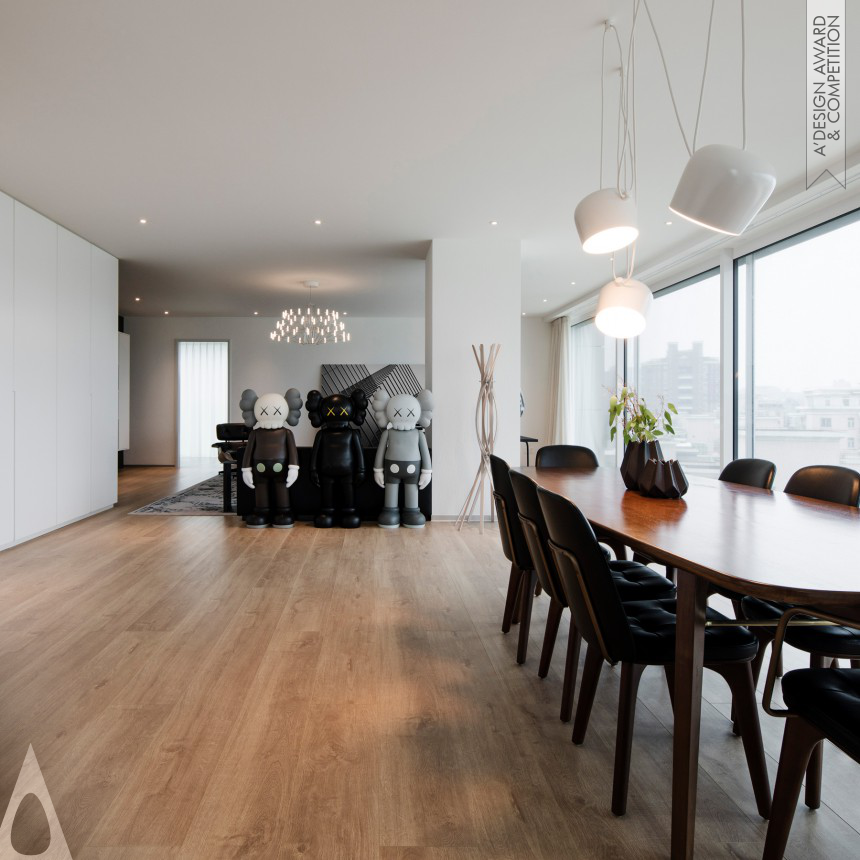 Bronze Interior Space and Exhibition Design Award Winner 2019 Shanghai Qin Mansion Residential House 
