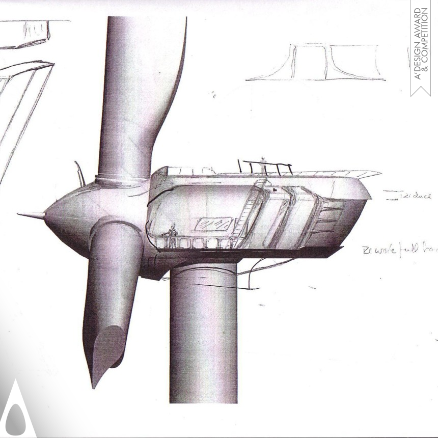 Créa Inc Design's Britannia 10MW Offshore Wind Turbine