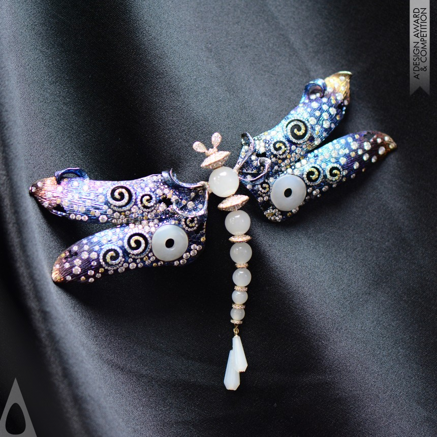 Silver Jewelry Design Award Winner 2019 The Starry Night Brooch 