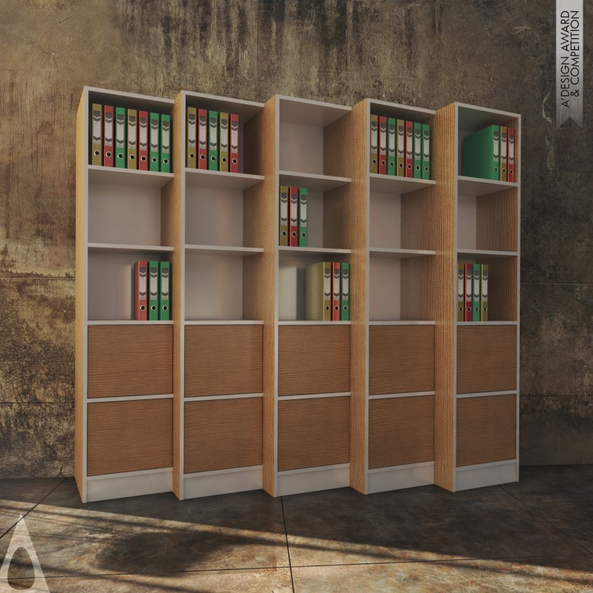 Iron Furniture Design Award Winner 2019 ZigZag File Cabinet 