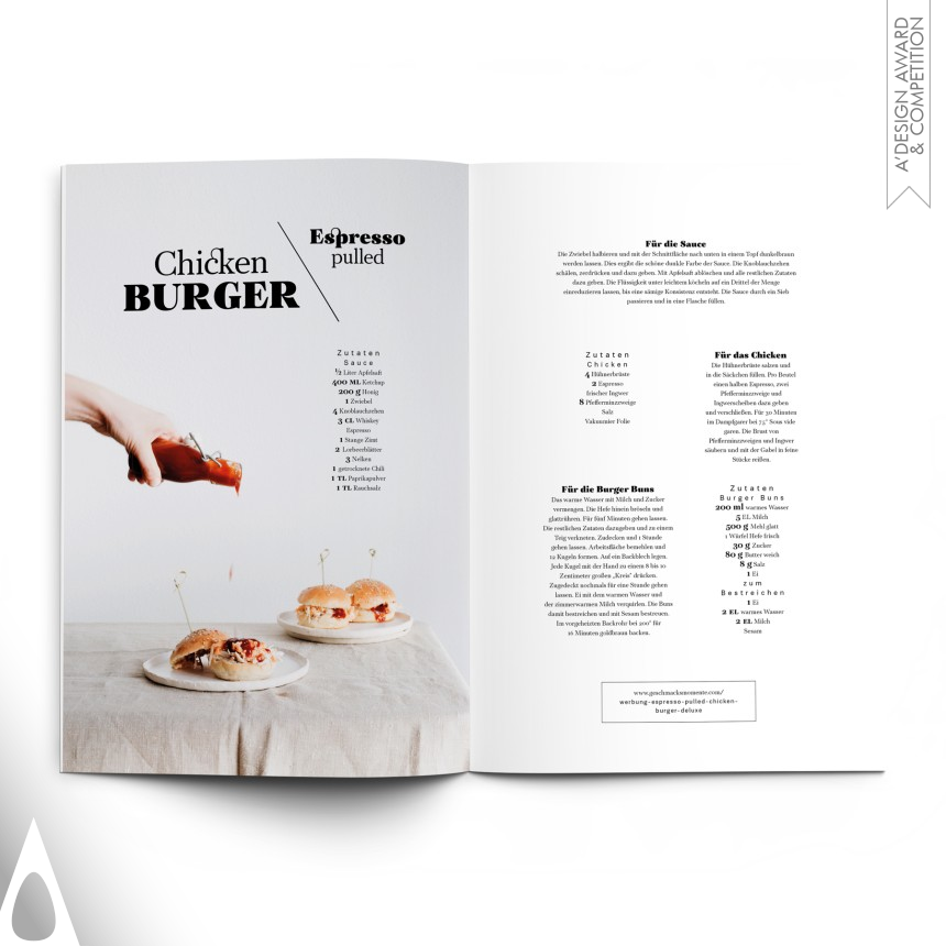 Please, Don't Stay Hungry - Golden Print and Published Media Design Award Winner