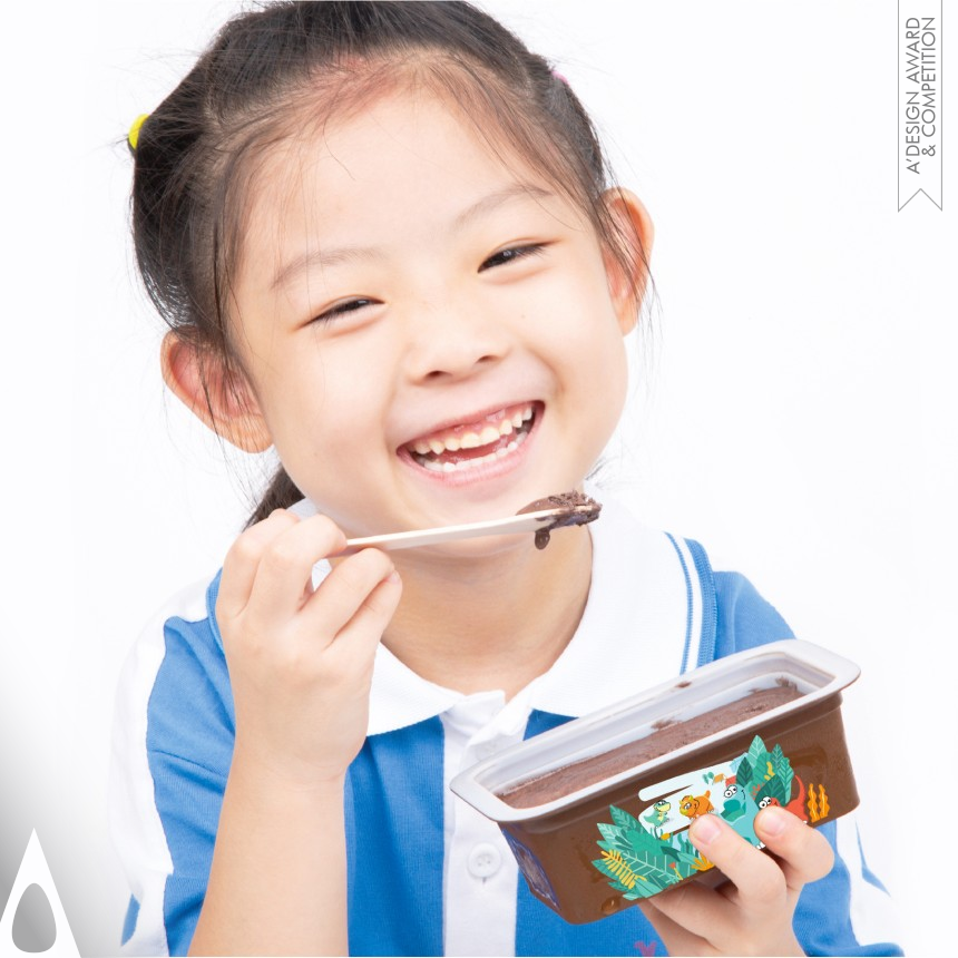 Dinosaur Ice Cream designed by Mengying Zhang and Zhicheng Chen