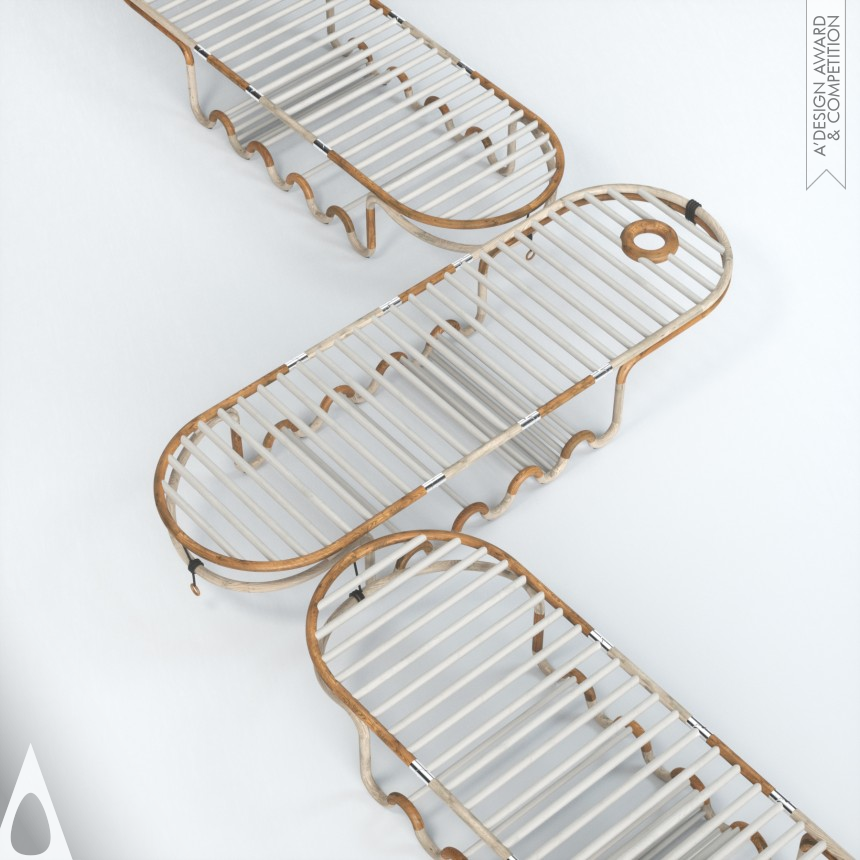 Iron Furniture Design Award Winner 2019 Sinus Sun Lounger 