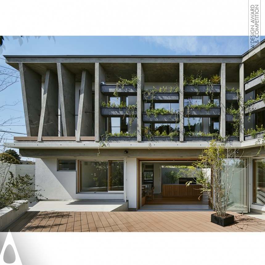 Silver Architecture, Building and Structure Design Award Winner 2019 Vertical Horizontal Green House House 