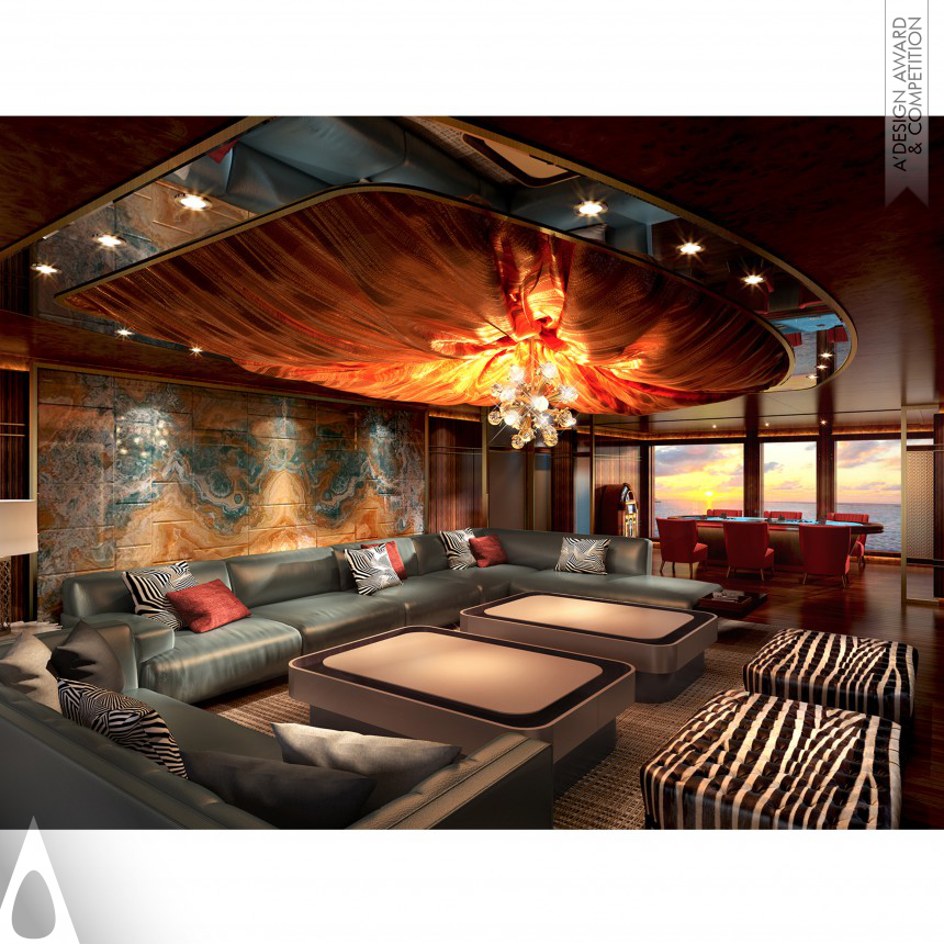Yacht Interior by David Chang Design Associates Intl