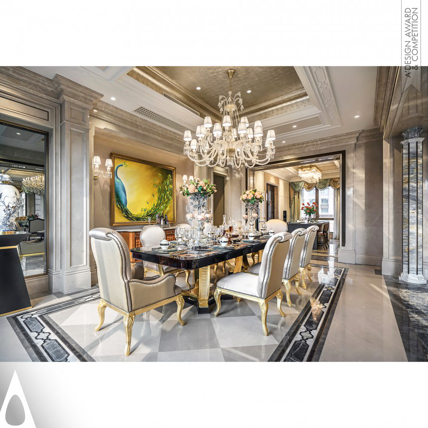 Bronze Luxury Design Award Winner 2019 Tianrun Art Palace Penthouse Luxury Penthouse Residence 