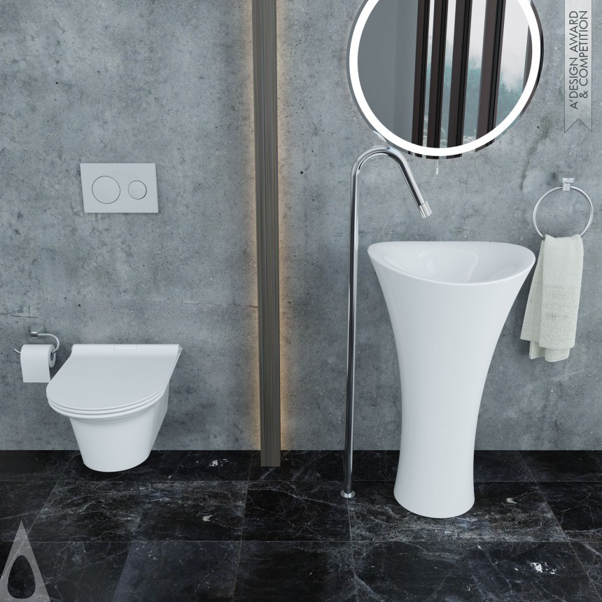 Serel 1901 Freestanding Washbasin - Golden Bathroom Furniture and Sanitary Ware Design Award Winner