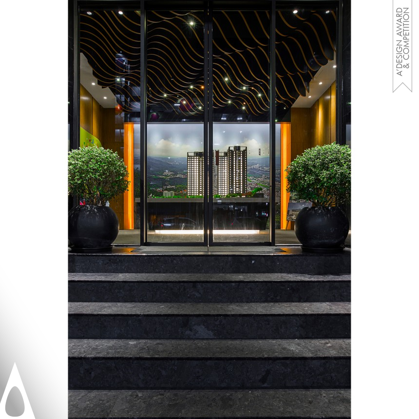 Bronze Interior Space and Exhibition Design Award Winner 2019 Cloud End Sales Center 