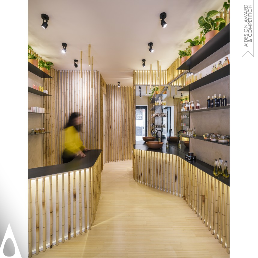 Iron Interior Space and Exhibition Design Award Winner 2019 Nuilea Madrid Day Spa Retail 