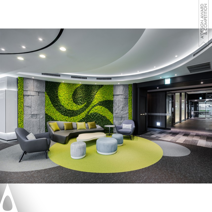 Silver Interior Space and Exhibition Design Award Winner 2019 Deloitte Taiwan Office Building 