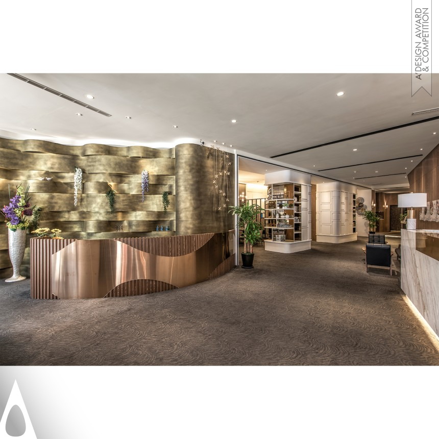 Iron Interior Space and Exhibition Design Award Winner 2019 Light Luxury and Elegance Reception Centre 