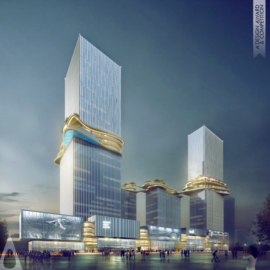 Zhuhai Hengqin CRCC Plaza Project designed by Aedas