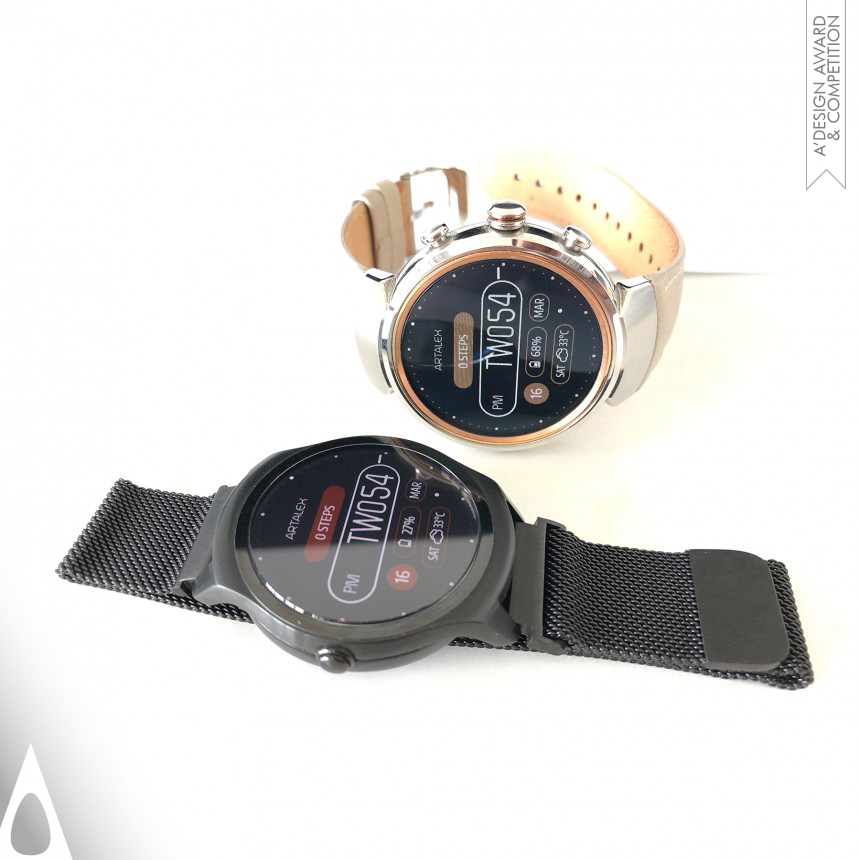Pan Yong's Artalex English And Numbers IV Smartwatch Watch Face 