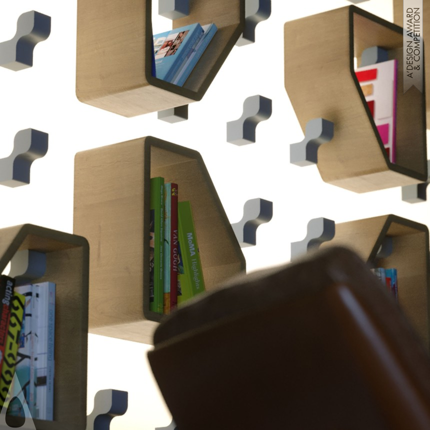 A' Design Award and Competition Fatemeh Hatami Orosi Case Bookcase