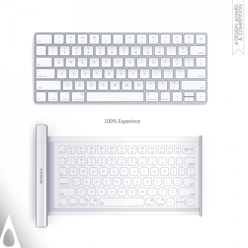Royole Corporation Transparent Rollable Keyboard